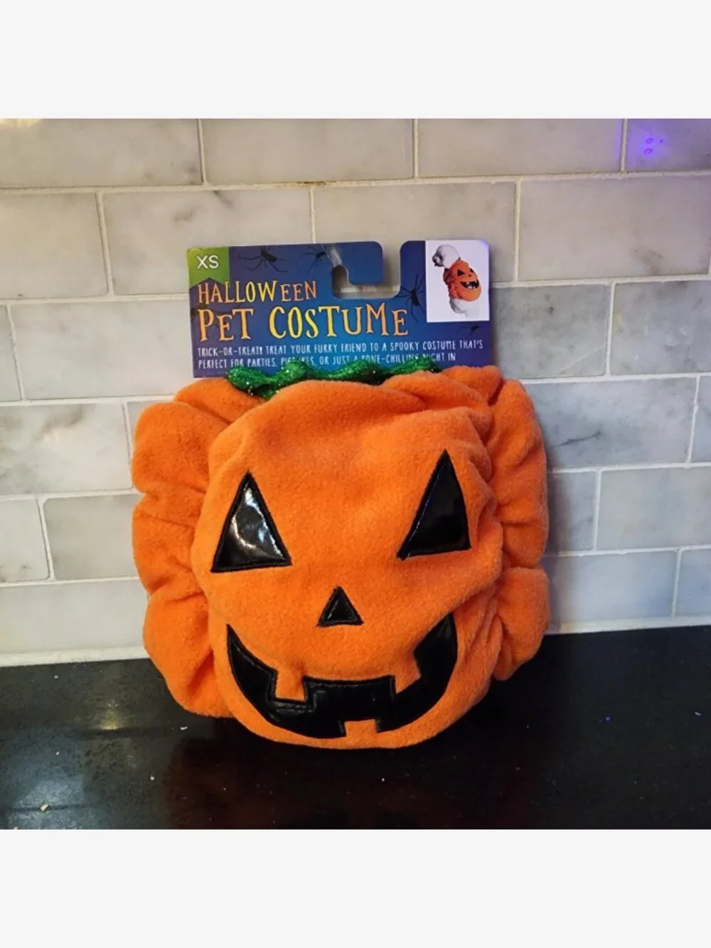 Jack O’ Lantern Halloween Pet Costume | XS [NWT]